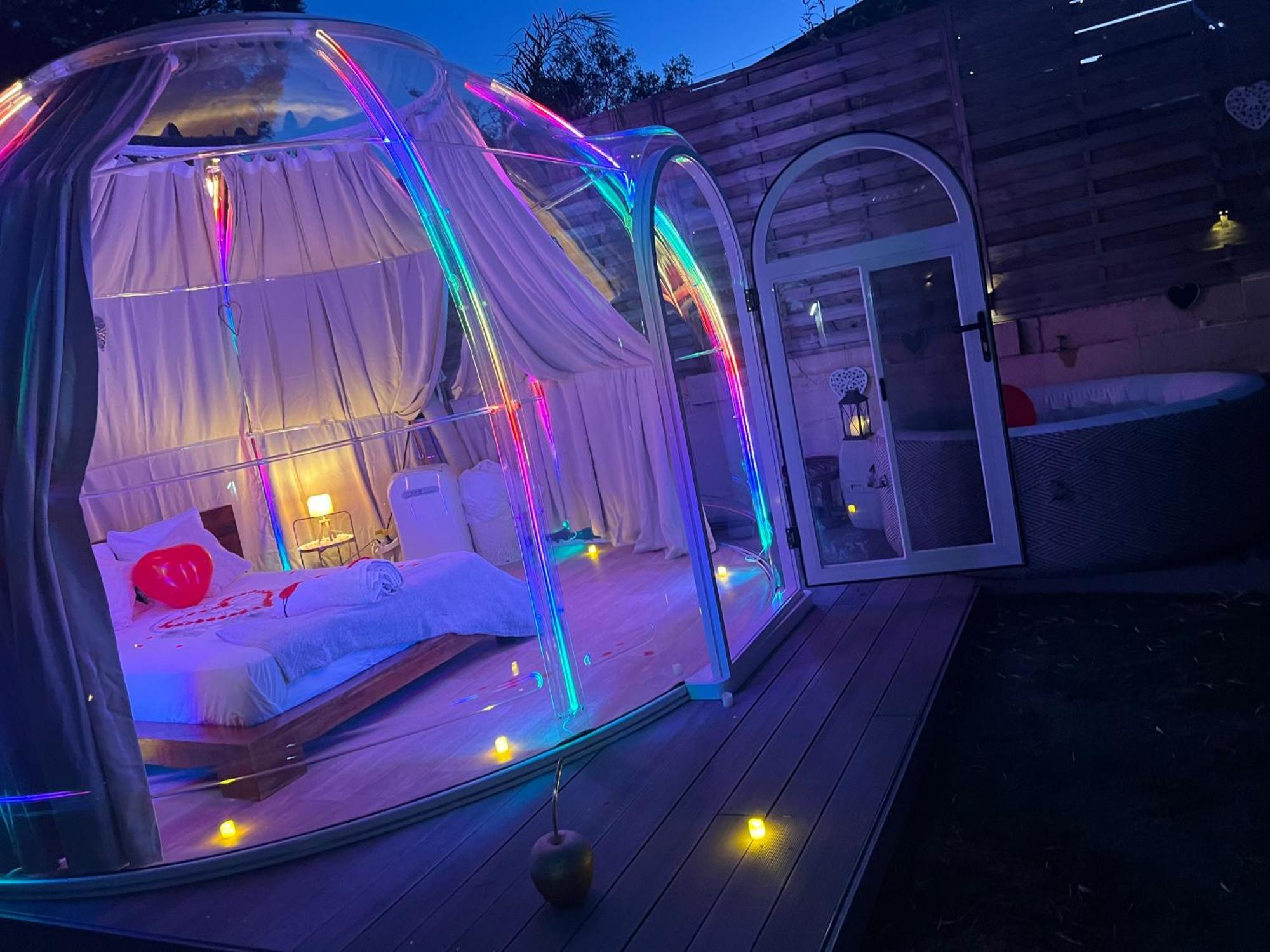 La Love Bulles& Jacuzzi Tente de luxe